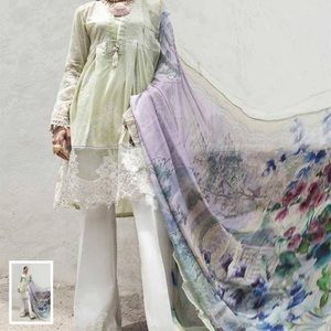 Maria B lawn 3 piece mommy and me